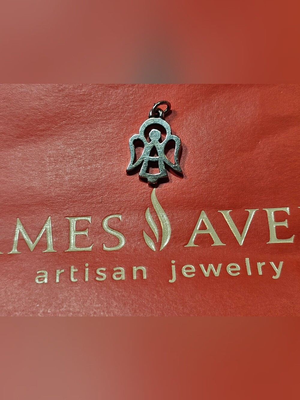 Retired James Avery Sterling Cut Out Angel